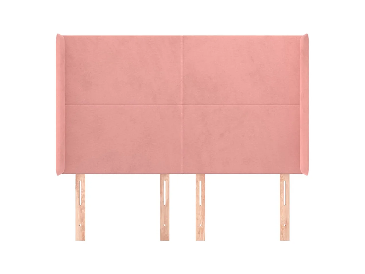 Hoofdbord met vleugels Rose 147x16x118/128 cm Fluweel