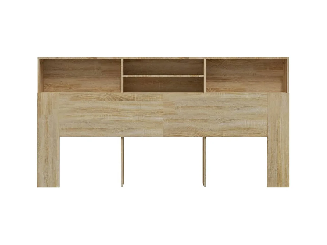 Cabecero de roble Sonoma 200x19x103,5 cm