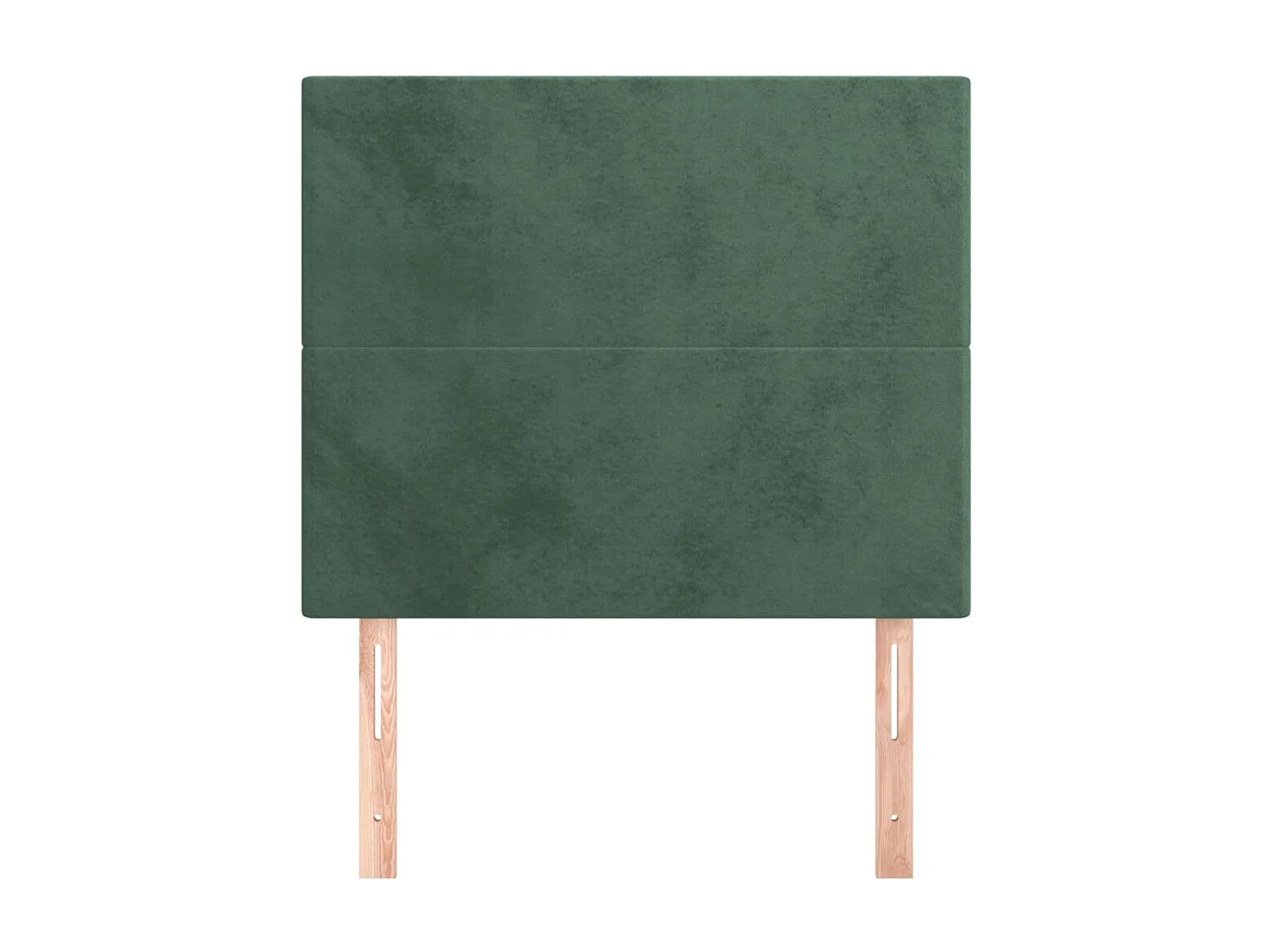 Testiere 2 pezzi Verde scuro 90x5x78/88 cm Velluto