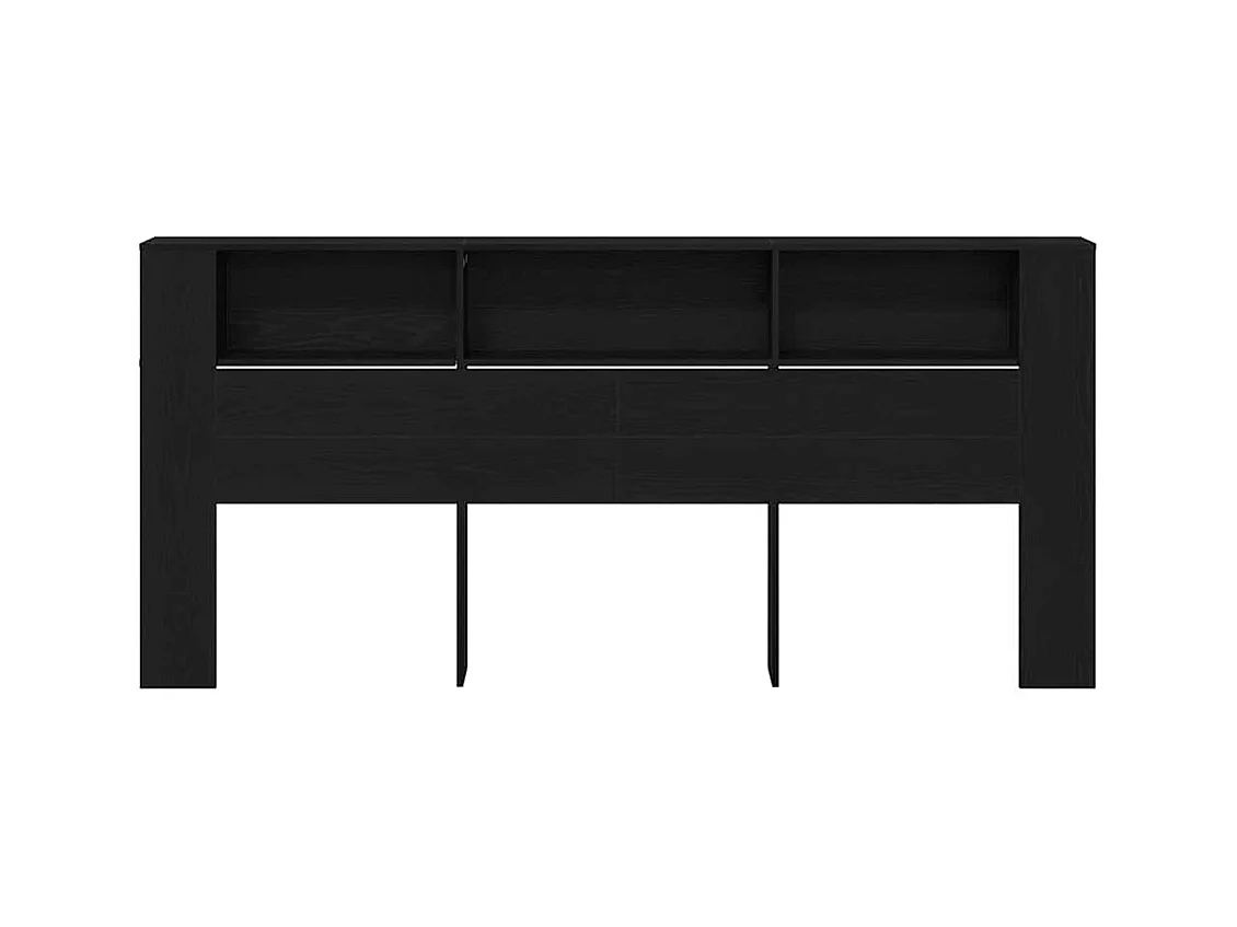 Cabinet de Tête de Lit 220 x 18,5 x 104,5 cm Bois d'ingénierie