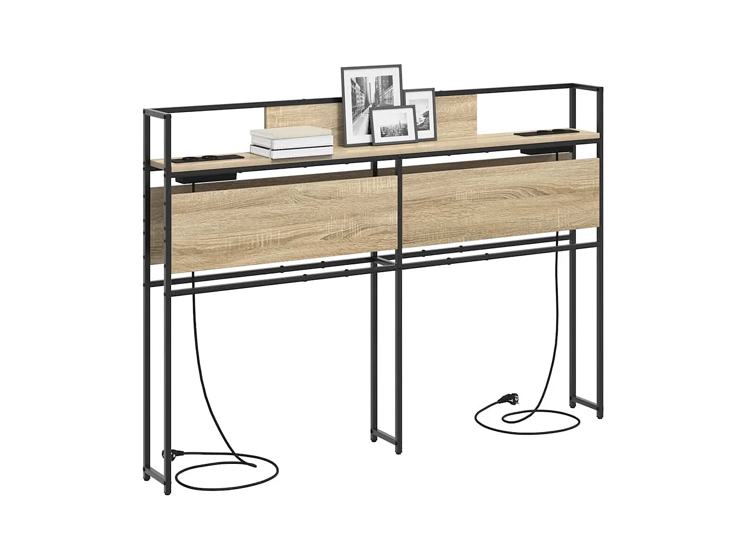 Sonoma Oak 150cm opberghoofdeinde van bewerkt hout