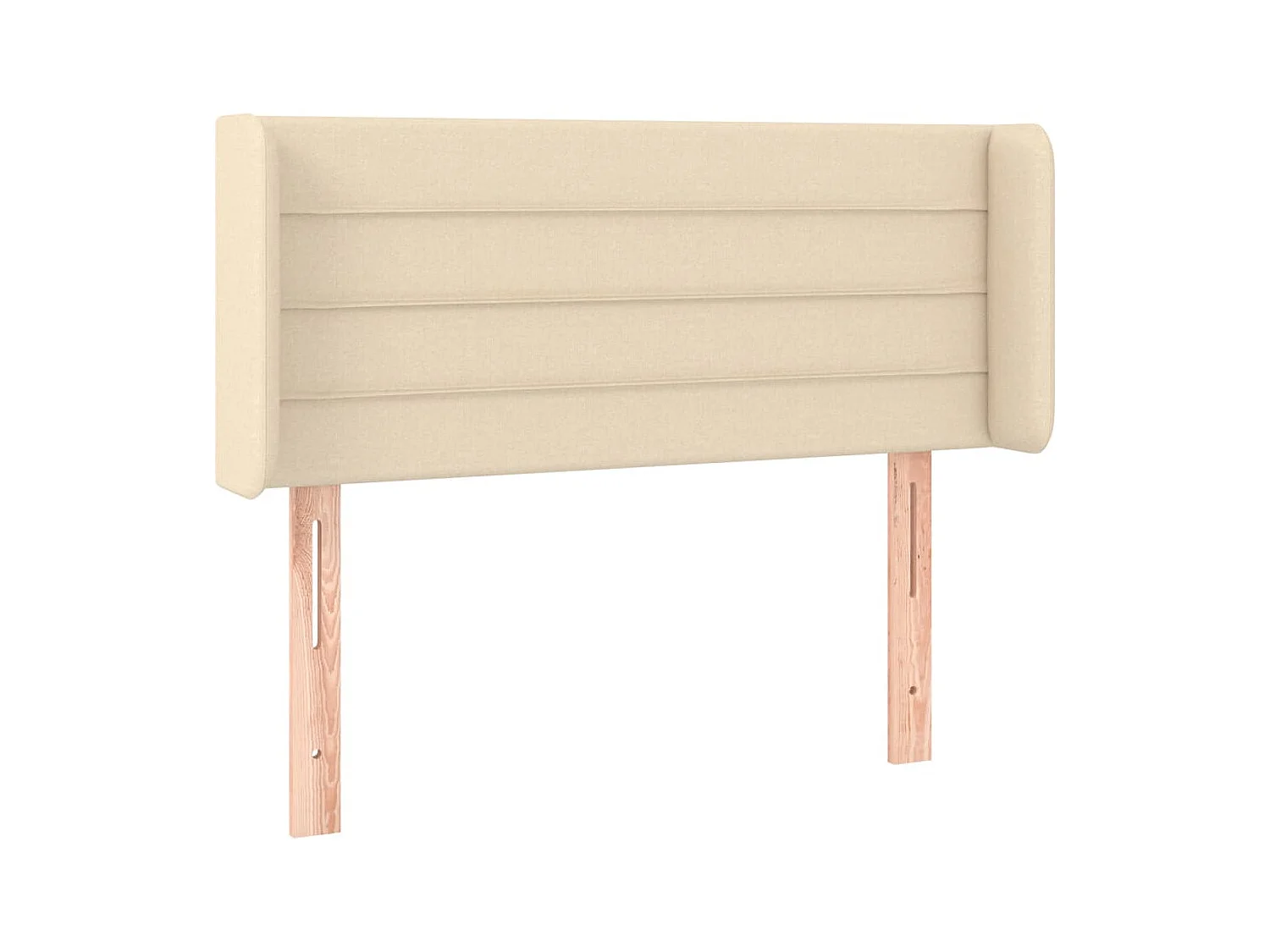 Testiera LED Crema 93x16x78/88 cm Tessuto