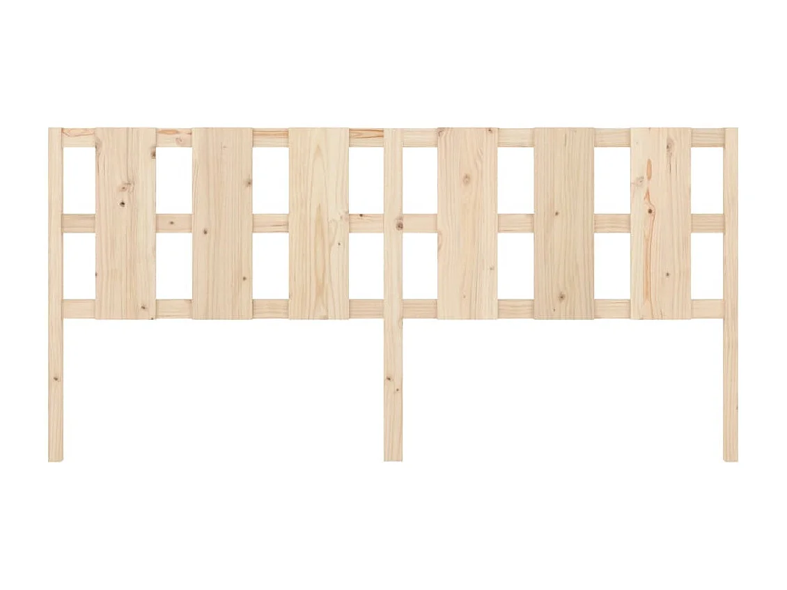 Tête de lit 205,5x4x100 cm Bois massif de pin