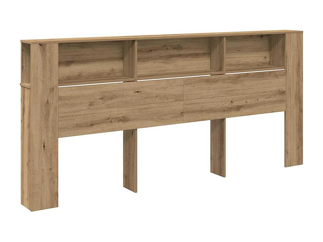 Cabinet de Tête de Lit 220 x 18,5 x 104,5 cm Bois d'ingénierie