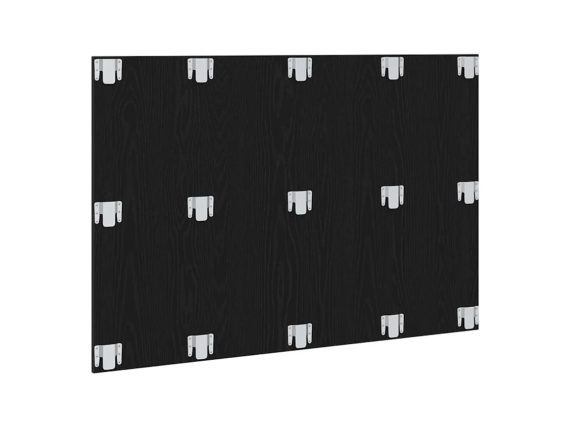 Tête de lit Chêne noir 120 x 1,5 x 80 cm Bois d'ingénierie