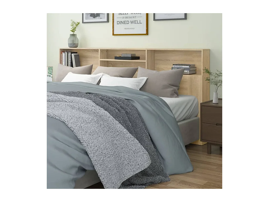 Sonoma Eiken Hoofdeindekast 220x19x103,5 cm