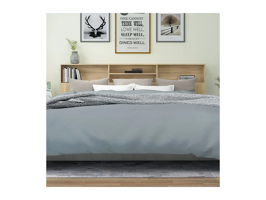 Sonoma Eiken Hoofdeindekast 220x19x103,5 cm