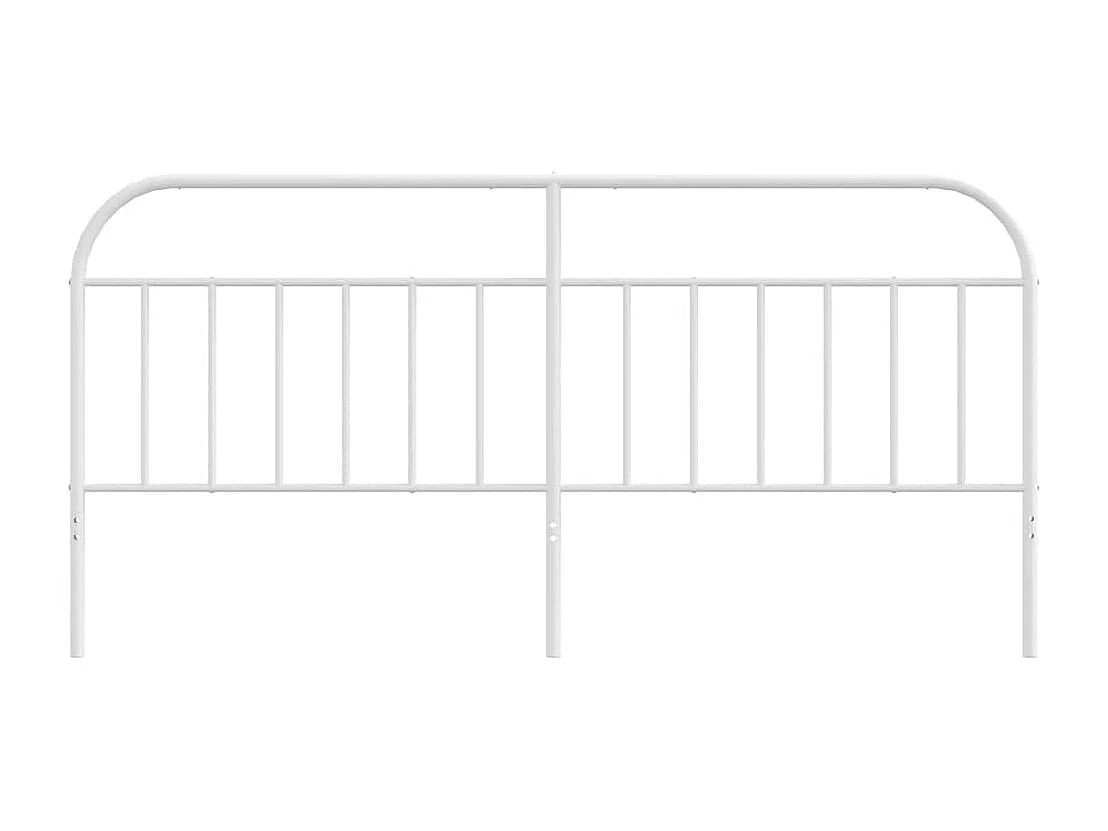 Tête de lit métal blanc 193 cm
