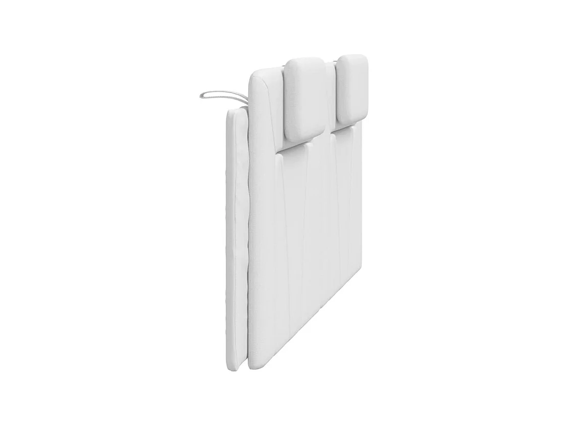 Wit hoofdbordkussen 160 cm kunstleer