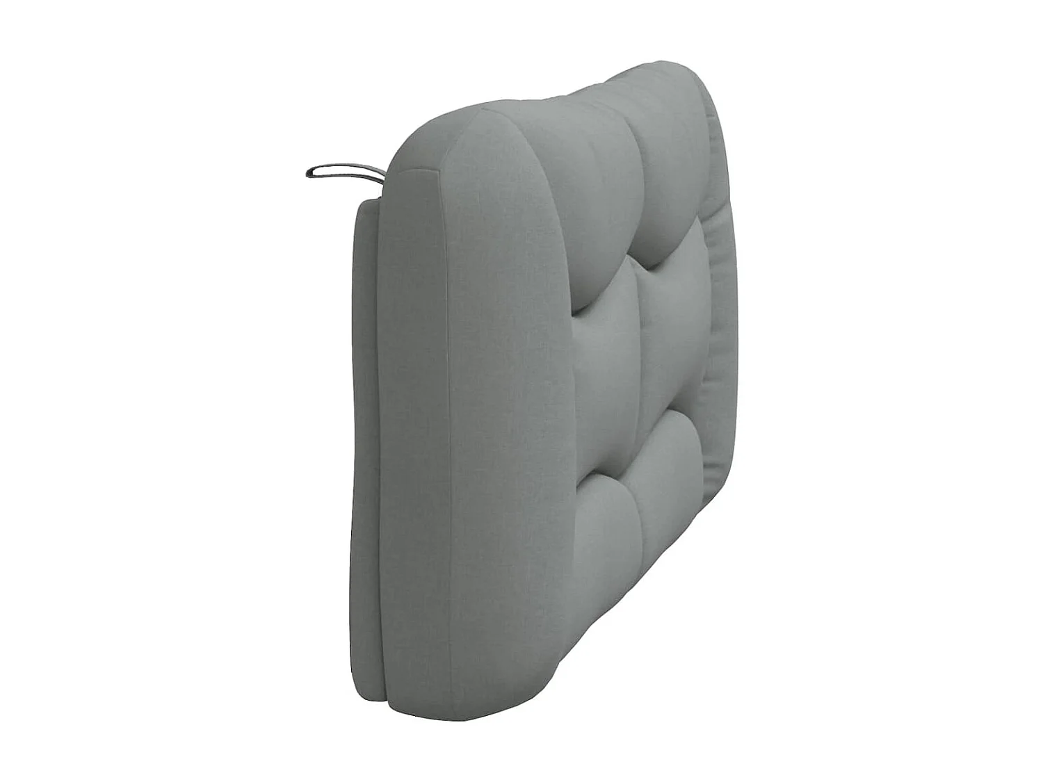 Cojín cabecero tela gris claro 140 cm