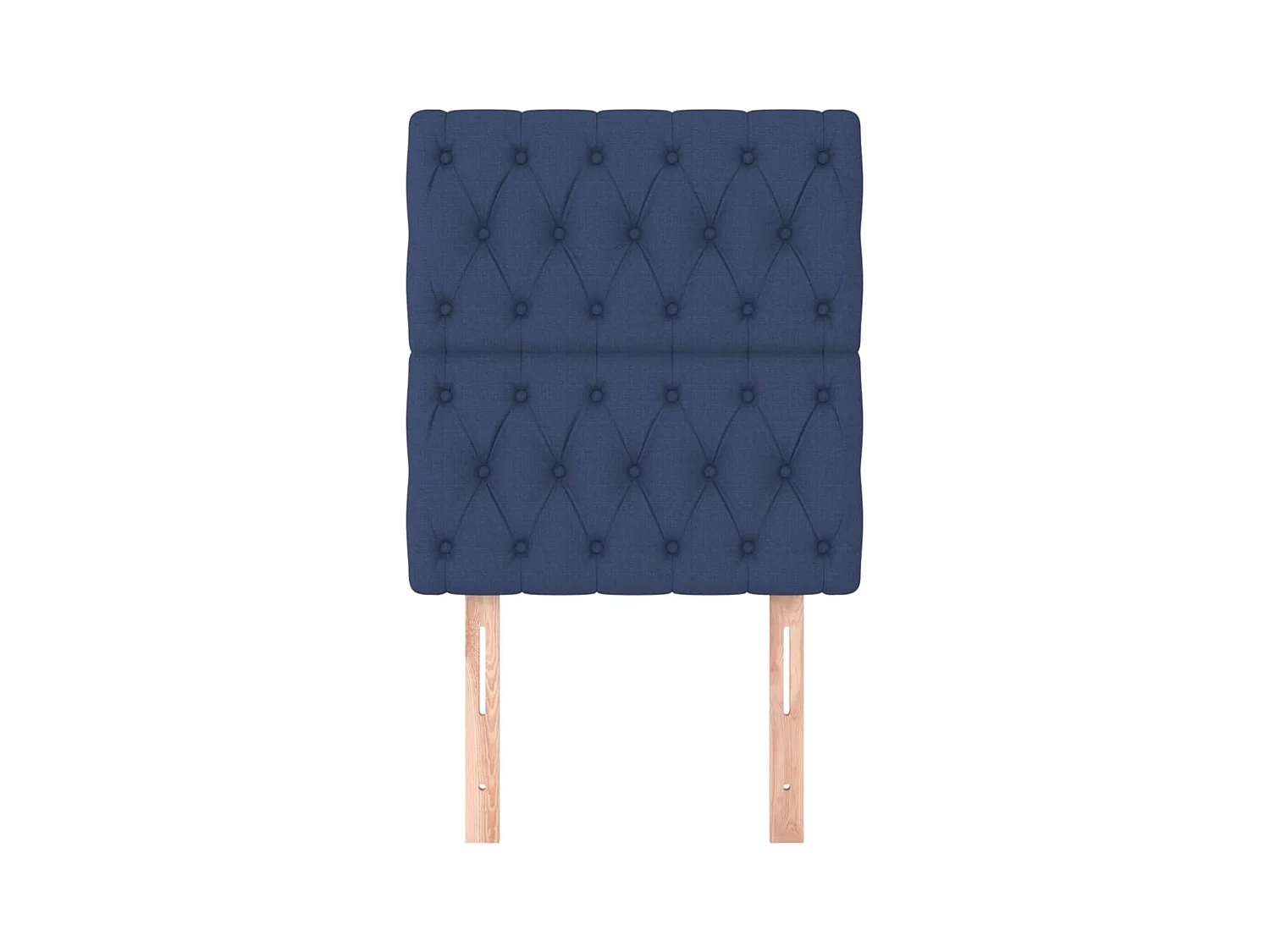 Têtes de lit 2 pcs Bleu 80x7x78/88 cm Tissu