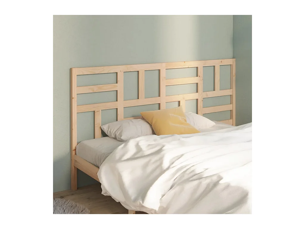 Hoofdbord 186x4x104 cm Massief grenenhout