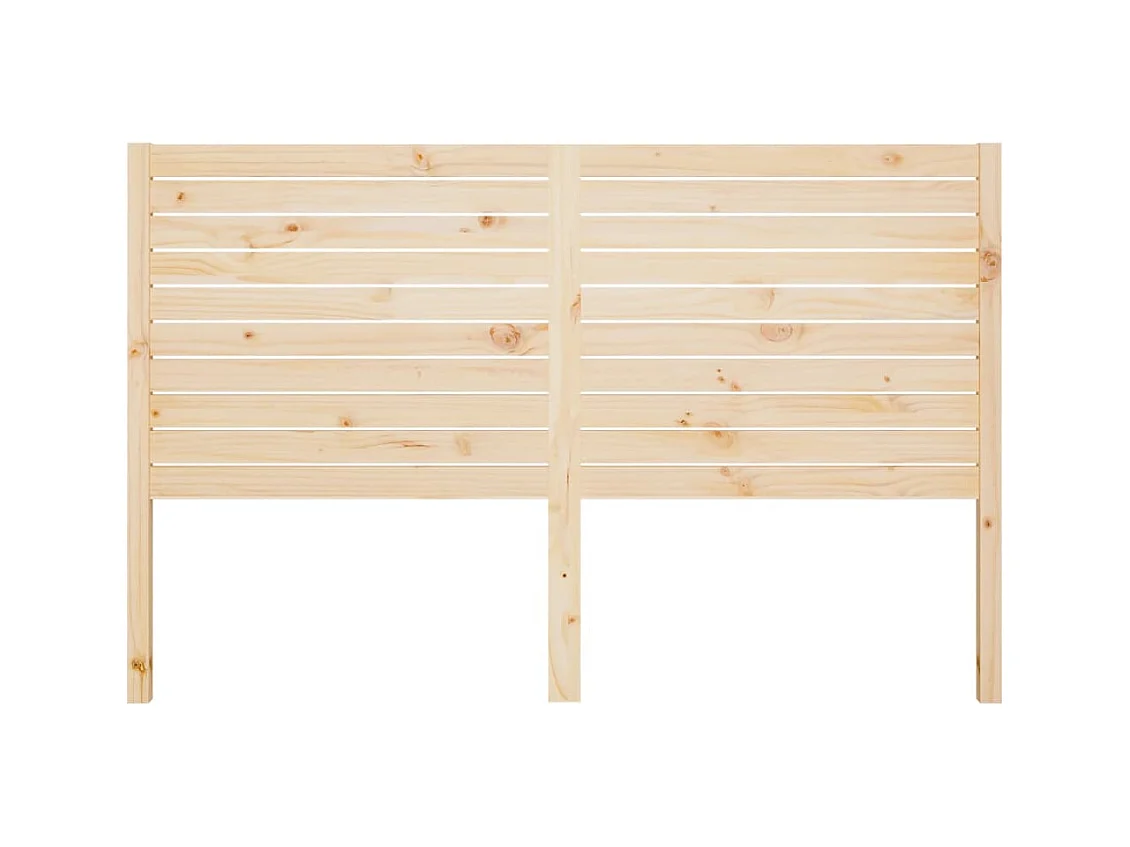 Hoofdbord 146x4x100 cm Massief grenenhout