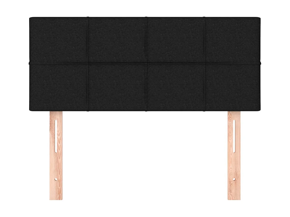 Tête de lit Noir 80x5x78/88 cm Tissu
