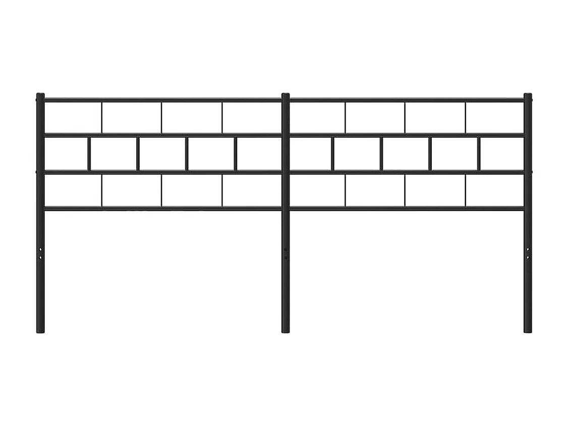 Tête de lit métal noir 160 cm