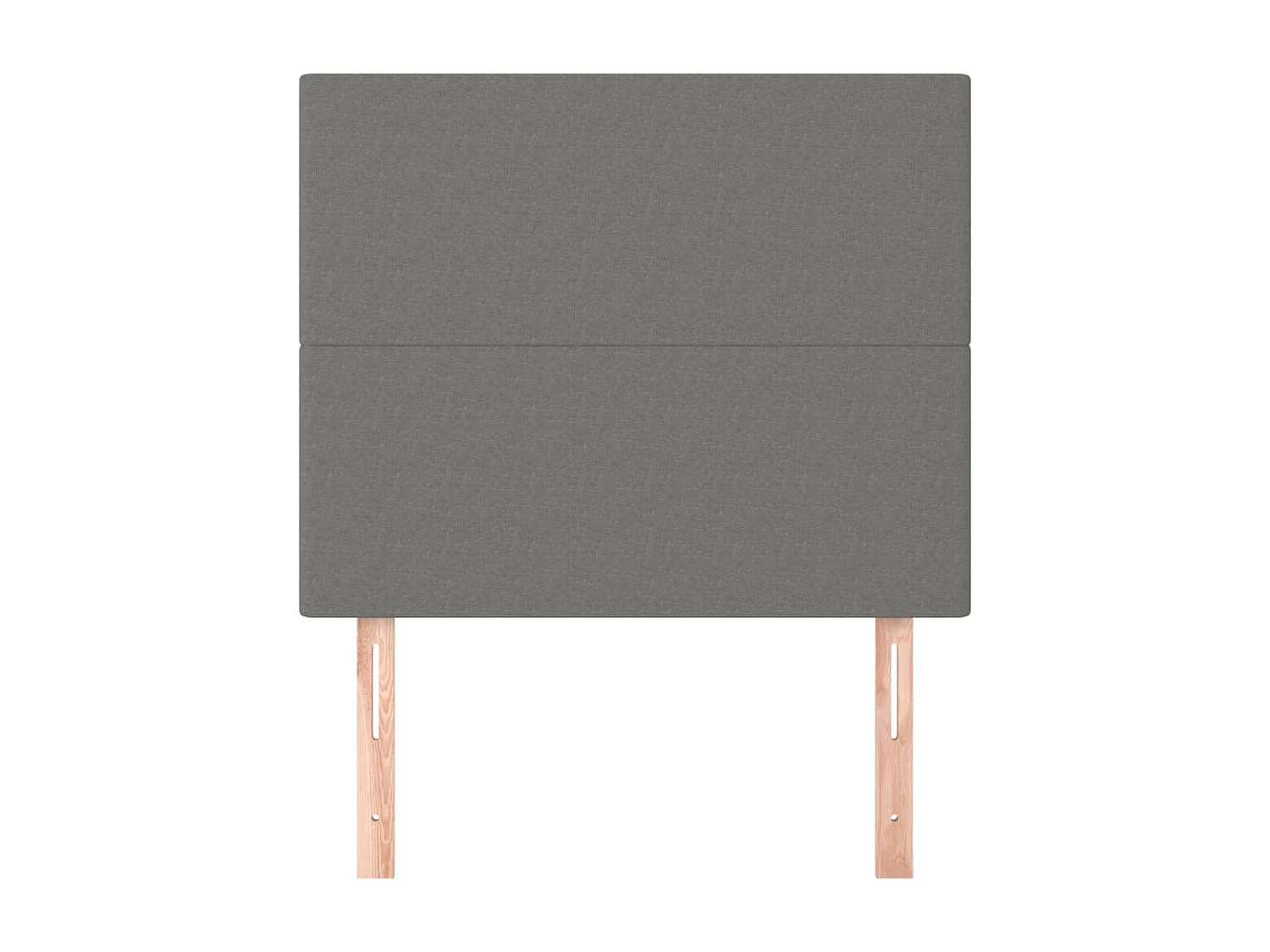 Têtes de lit 2 pcs Gris foncé 90x5x78/88 cm Tissu