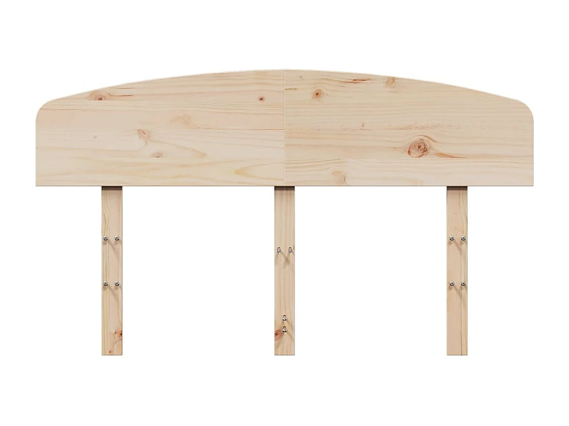 Cabecero de madera maciza de pino de 120 cm