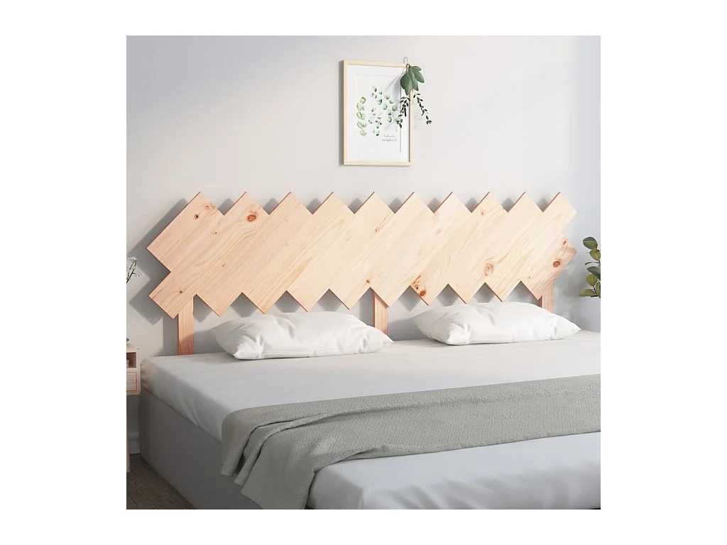 Hoofdbord 196x3x80,5 cm Massief grenenhout