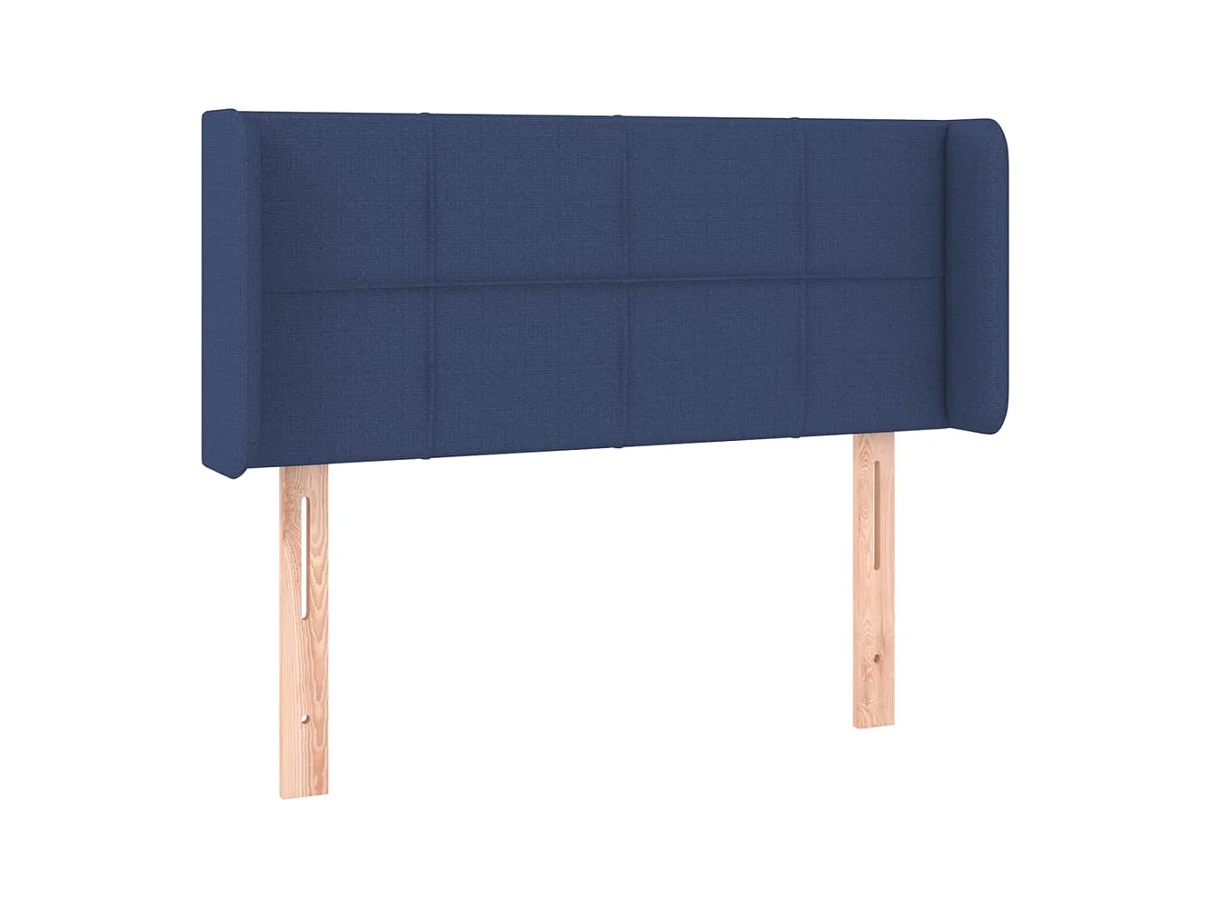 Blaues LED-Kopfteil 103x16x78/88 cm Stoff