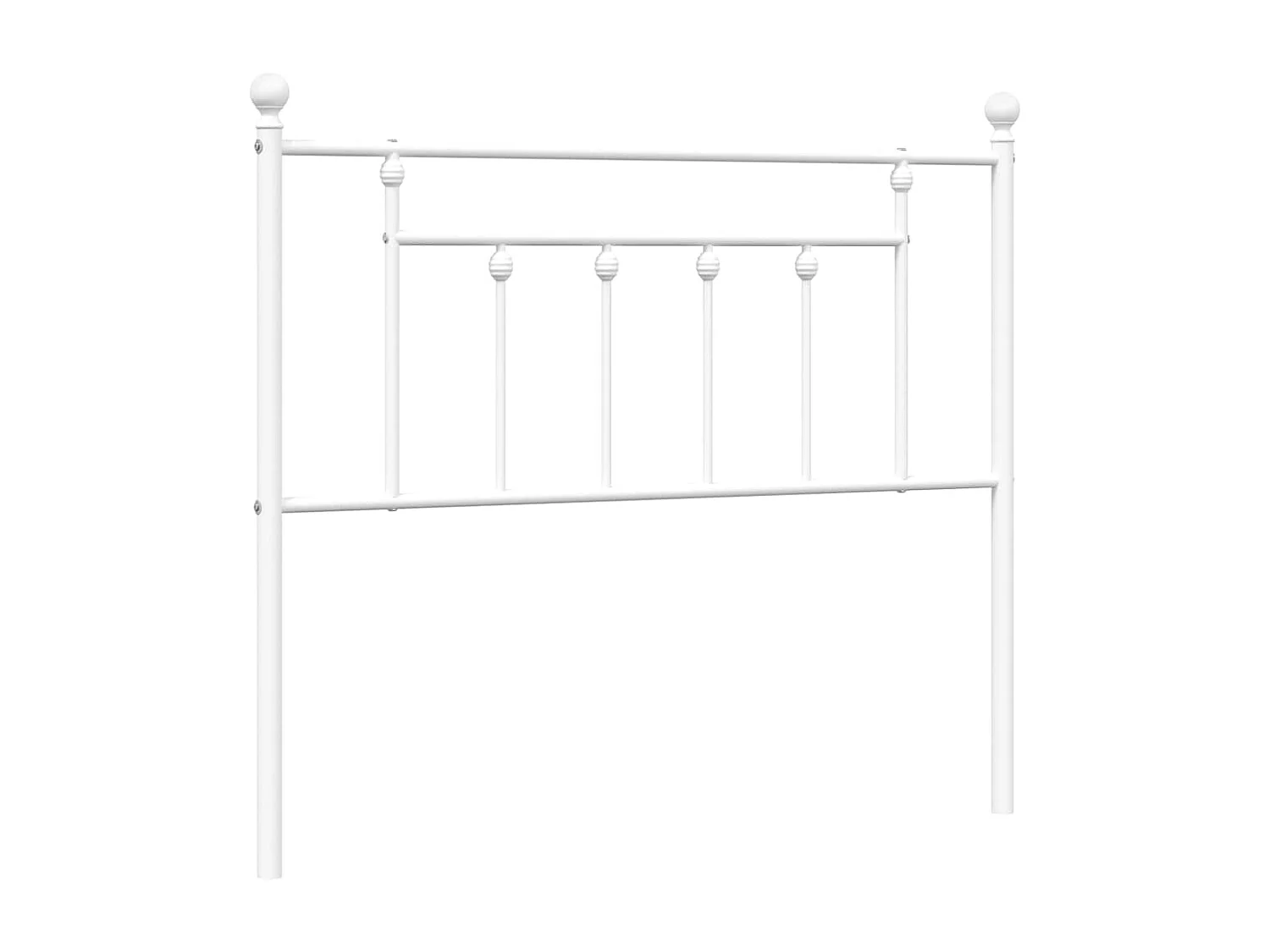 Tête de lit métal blanc 100 cm