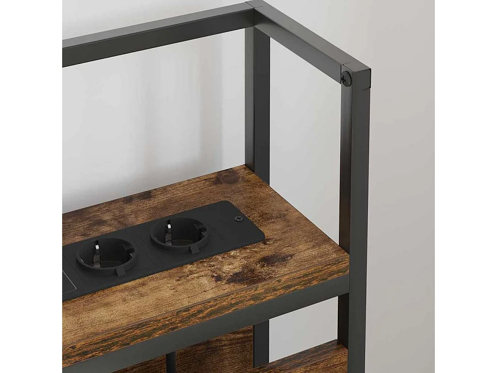 Tête de lit de rangement Chêne fumé 180 cm Bois d'ingénierie