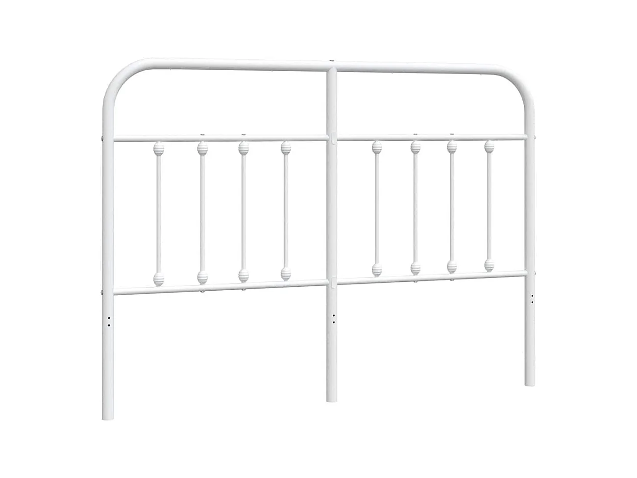 Wit metalen hoofdbord 150 cm