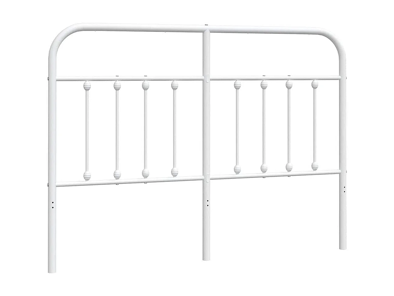 Tête de lit métal blanc 150 cm