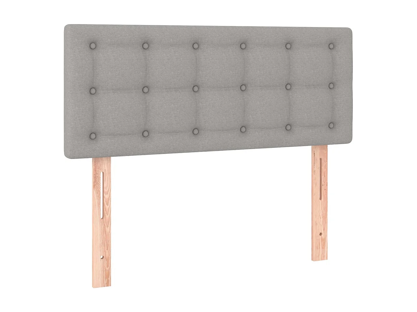 Tête de lit Gris clair 90x5x78/88 cm Tissu