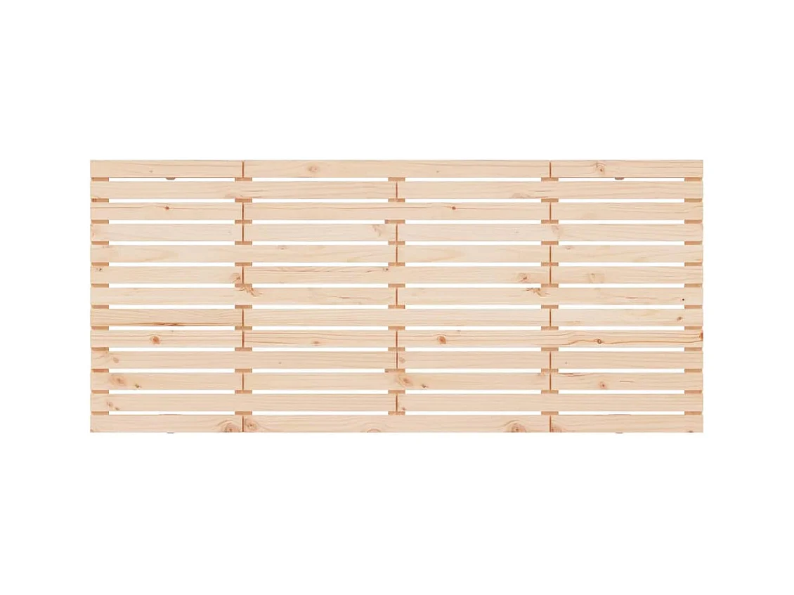 Tête de lit murale 206x3x91,5 cm Bois massif de pin