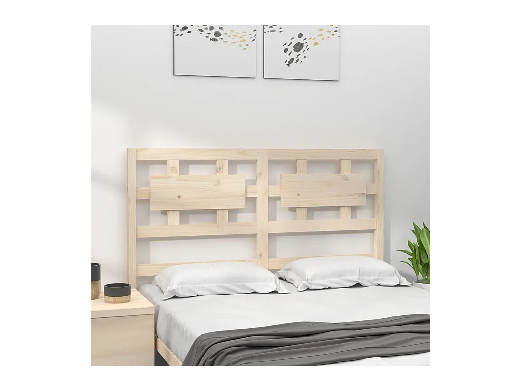 Kopfteil 205,5x4x100 cm Massivholz Kiefer