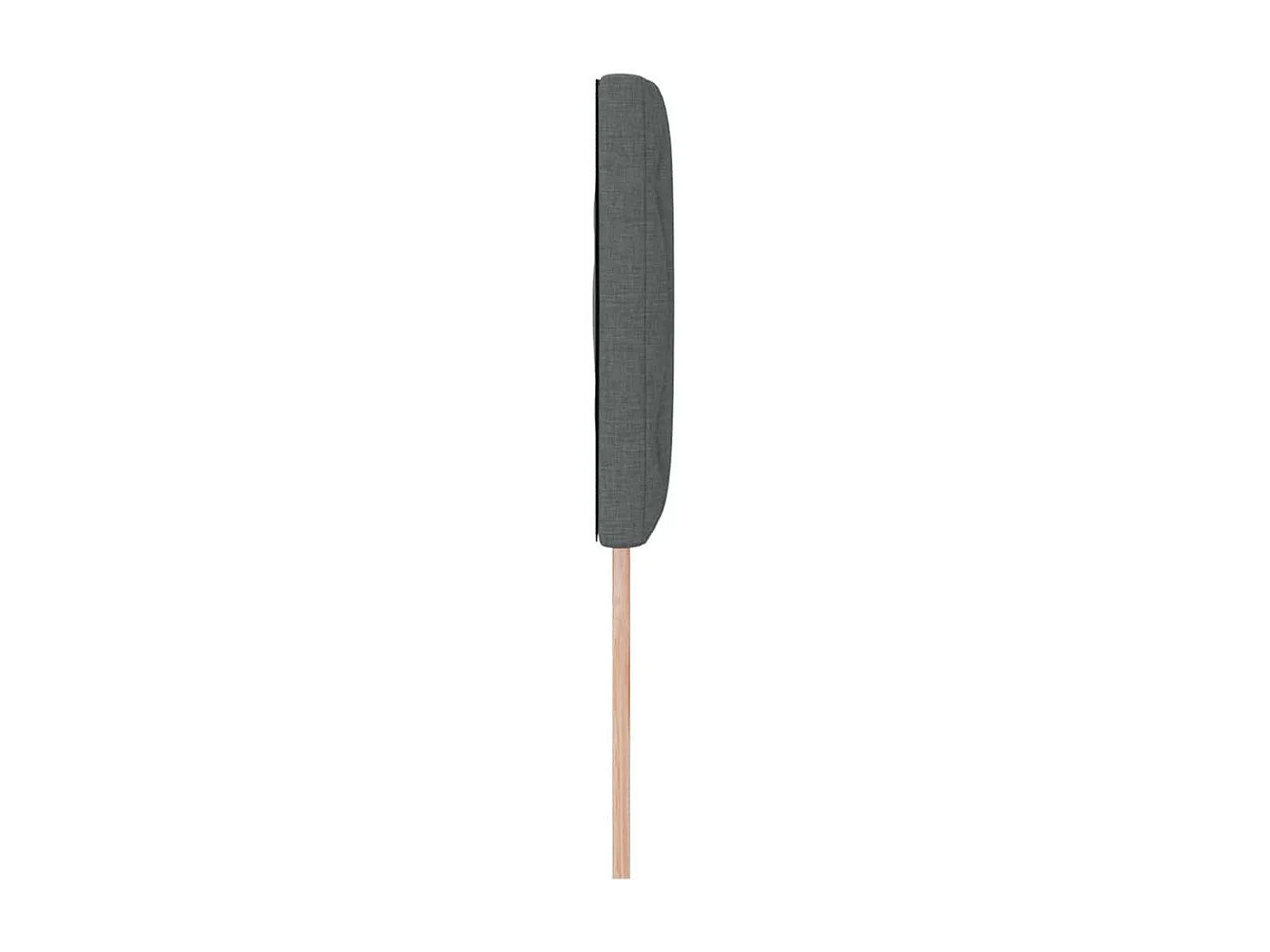 Tête de Lit en Tissu Géométrique Gris foncé 144 cm tissu