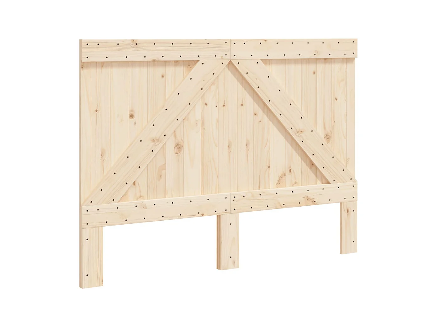 Hoofdbord 140x104 cm massief grenenhout