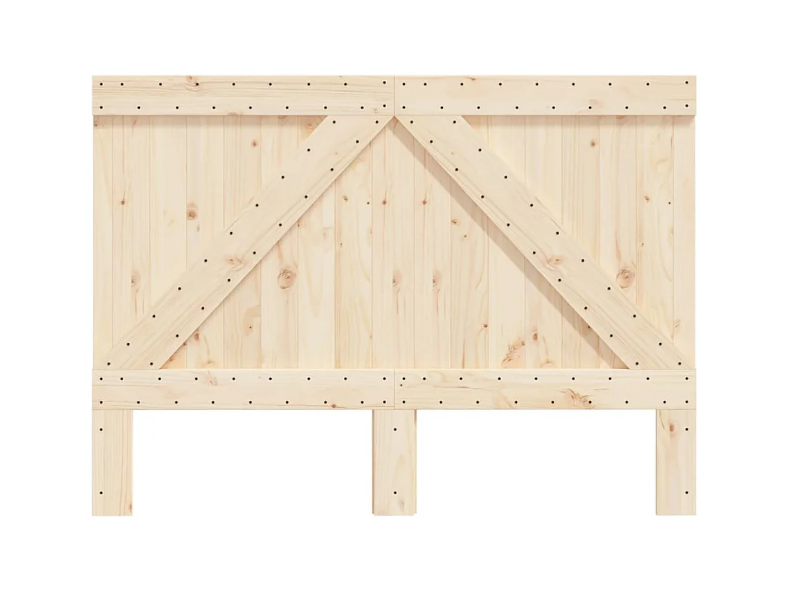 Hoofdbord 140x104 cm massief grenenhout