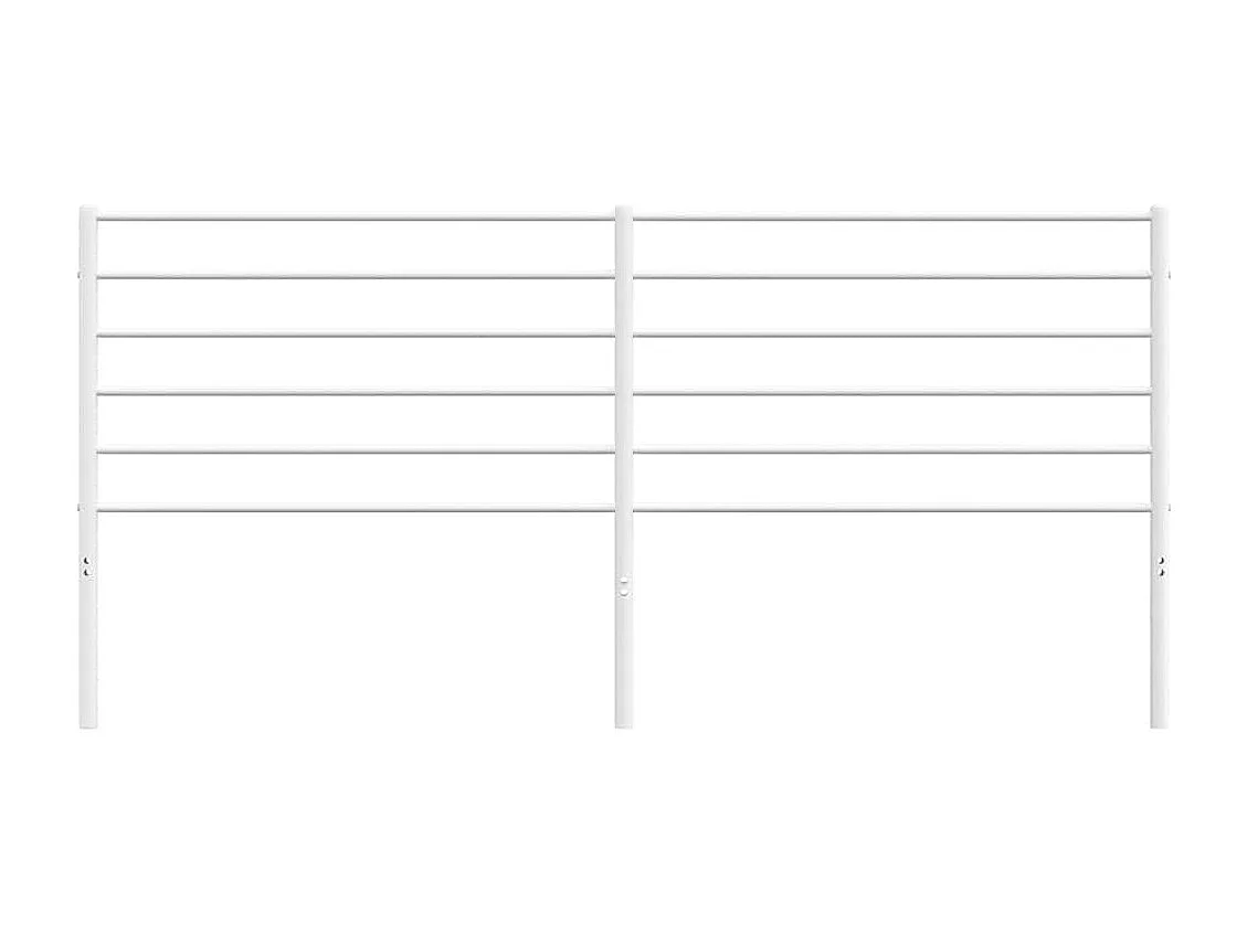 Wit metalen hoofdbord 180 cm