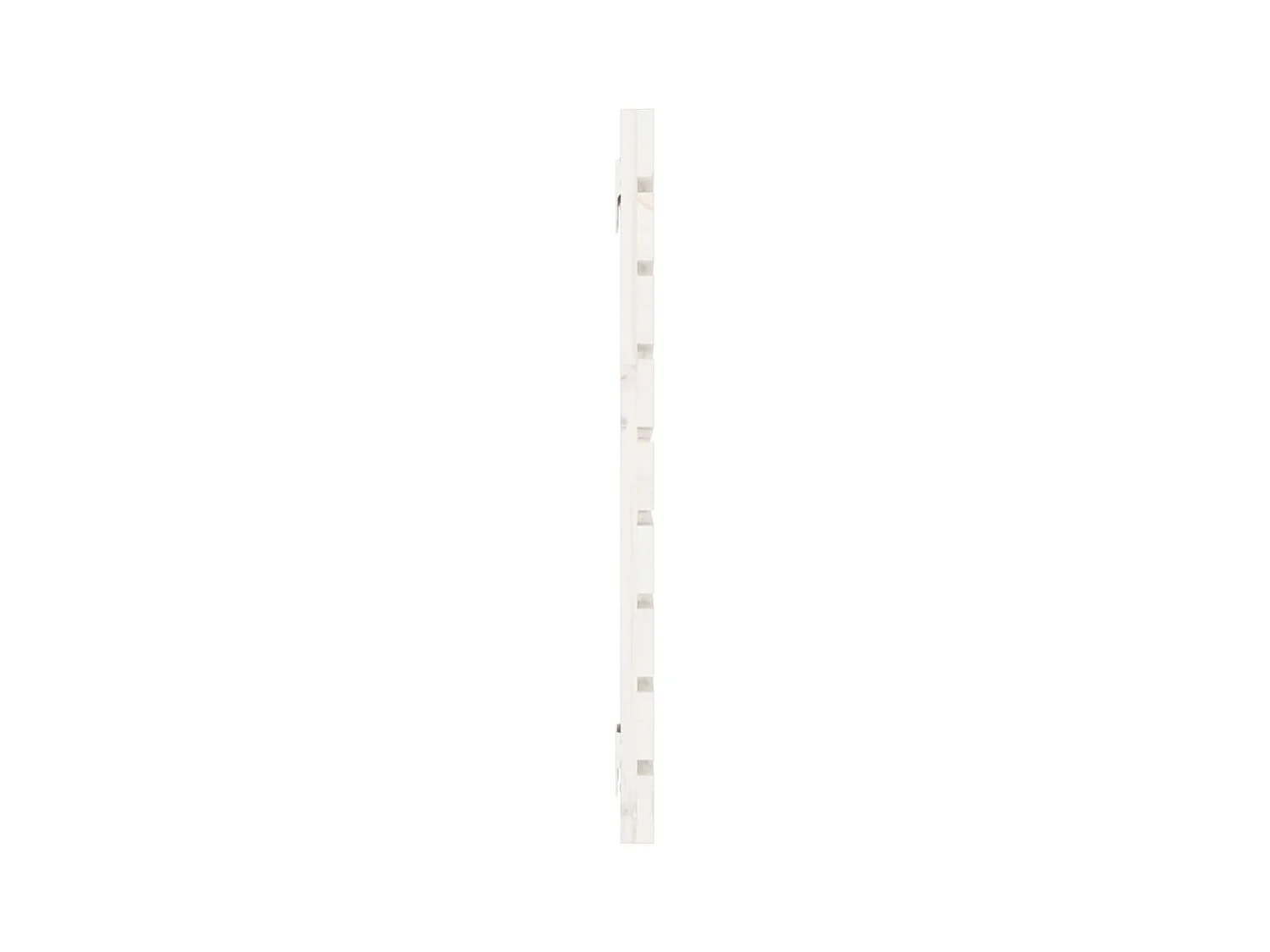 Cabecero de pared Blanco 146x3x63 cm Madera maciza de pino