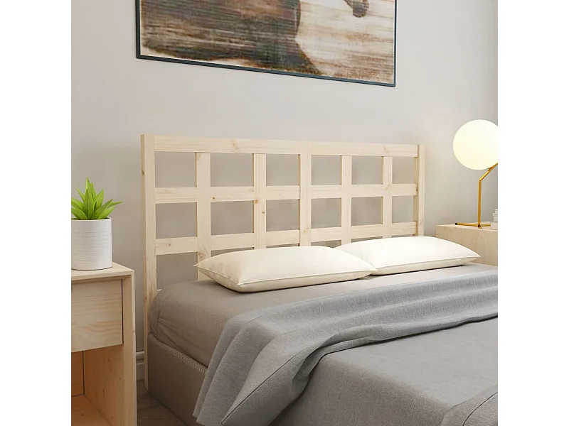 Tête de lit 145,5x4x100 cm Bois massif de pin