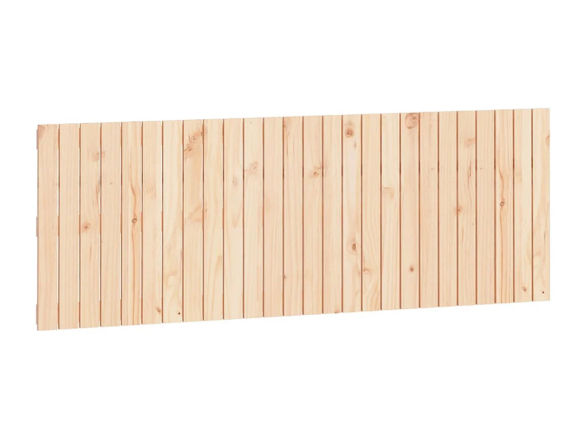Tête de lit murale 166x3x60 cm Bois massif de pin