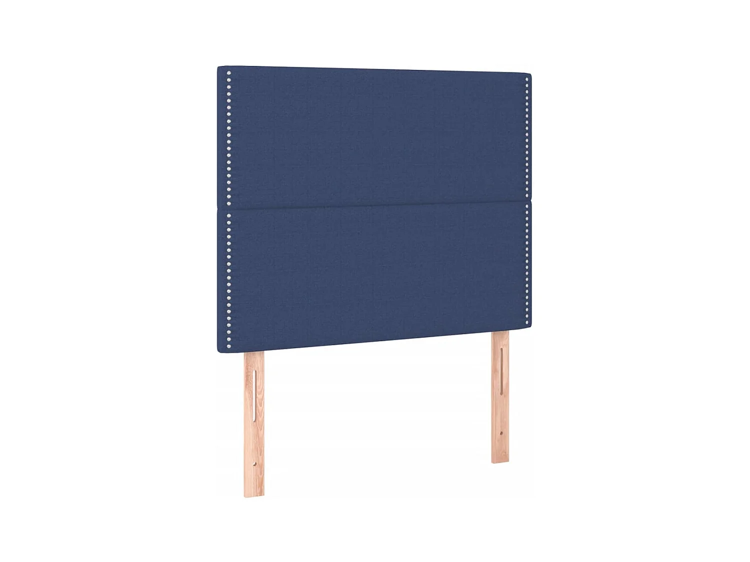 Tête de lit à LED Bleu 100x5x118/128 cm Tissu