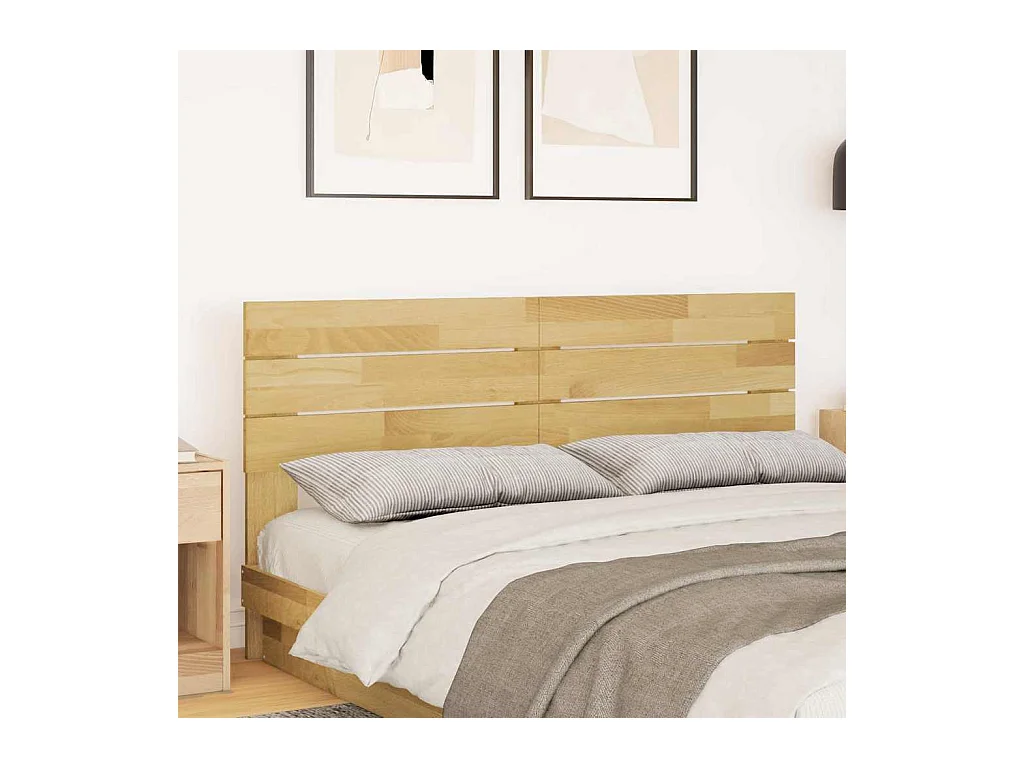 Tête de lit 160 cm bois massif de chêne