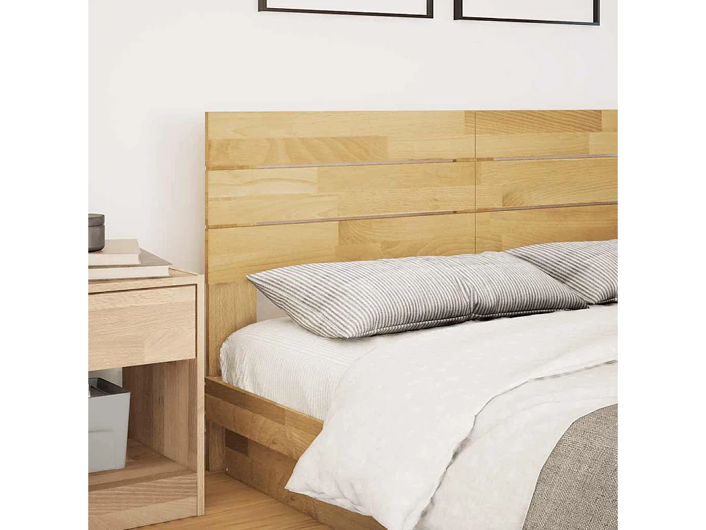 160 cm massief eikenhouten hoofdbord