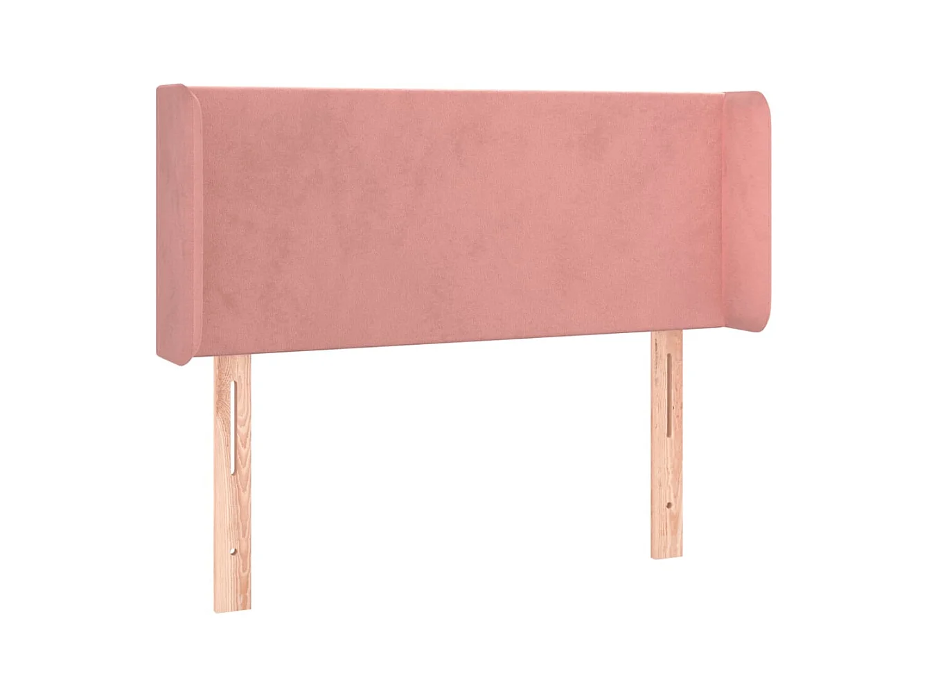 LED Hoofdbord Roze 93x16x78/88 cm Fluweel