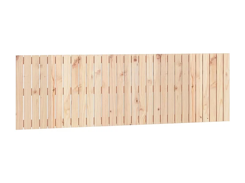 Cabecero de pared 185x3x60 cm Madera maciza de pino