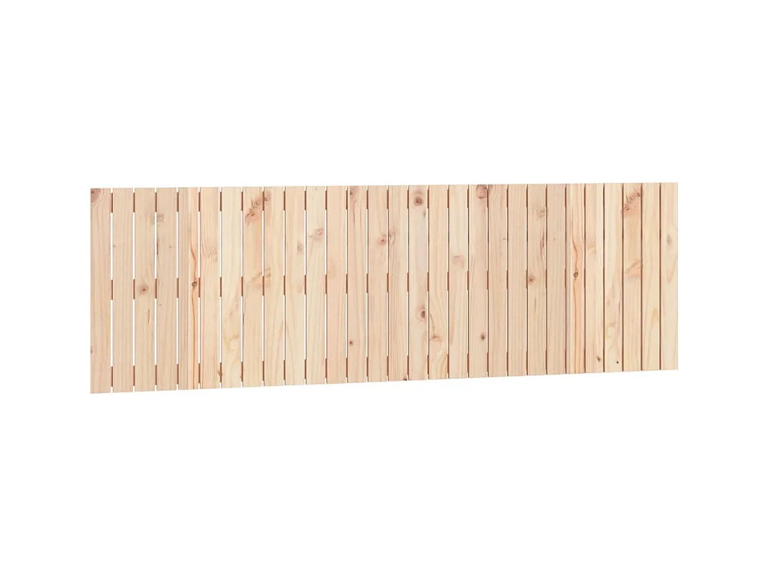 Cabecero de pared 185x3x60 cm Madera maciza de pino