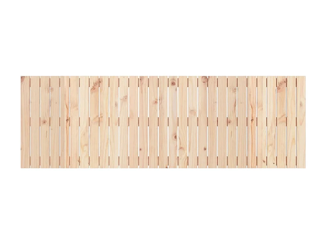 Tête de lit murale 185x3x60 cm Bois massif de pin