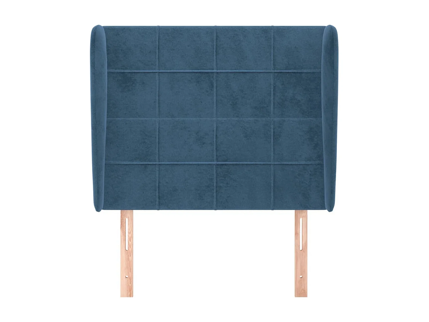 Cabecero con alas Azul oscuro 83x23x118/128 cm Terciopelo