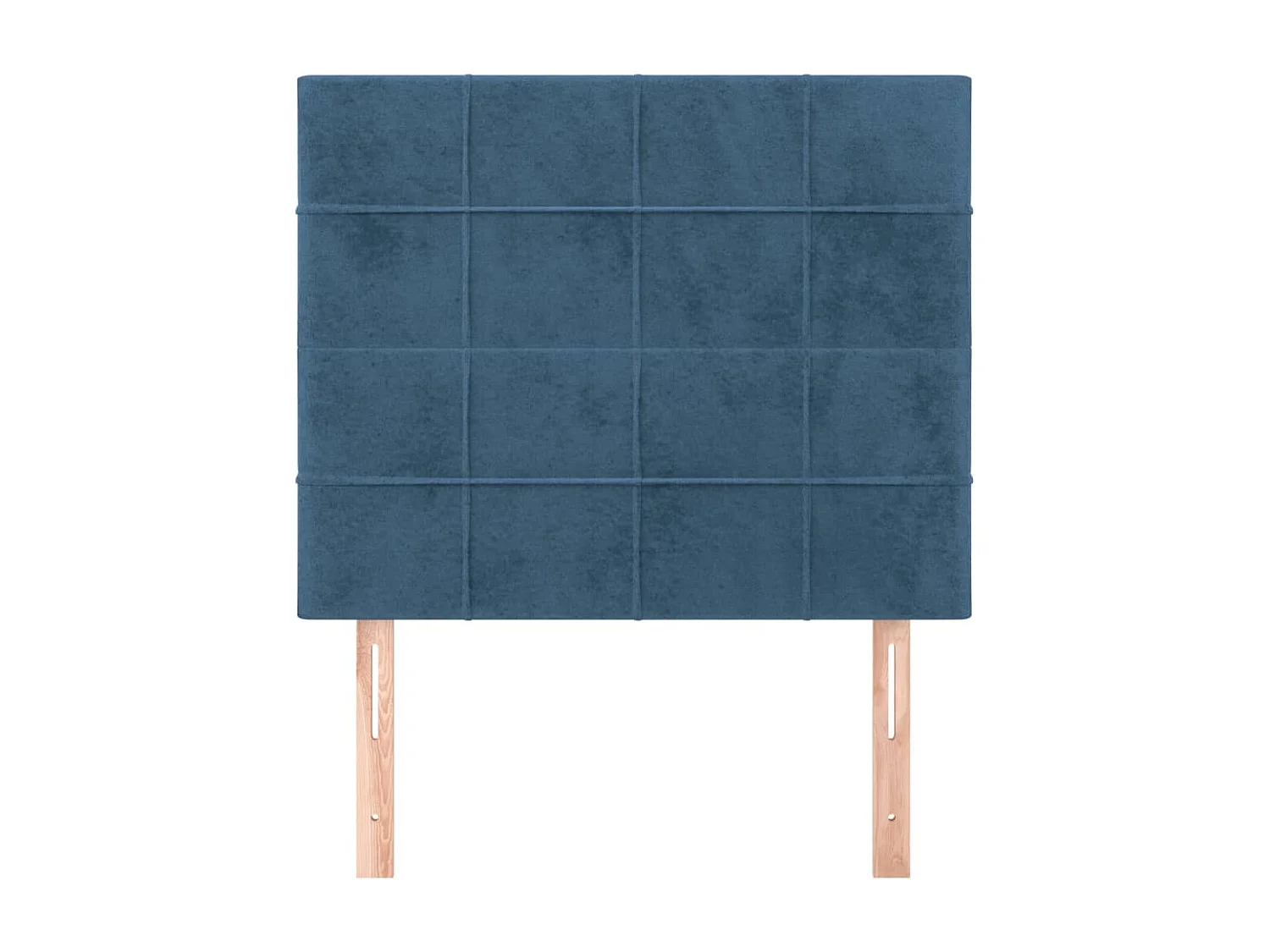 Têtes de lit 2 pcs Bleu foncé 80x5x78/88 cm Velours