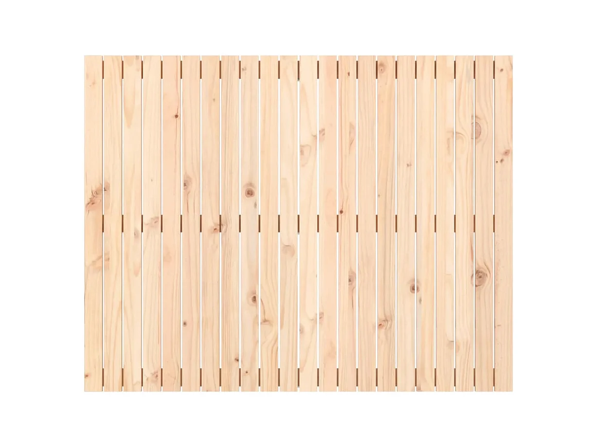 Wandhoofdbord 140x3x110 cm Massief grenenhout