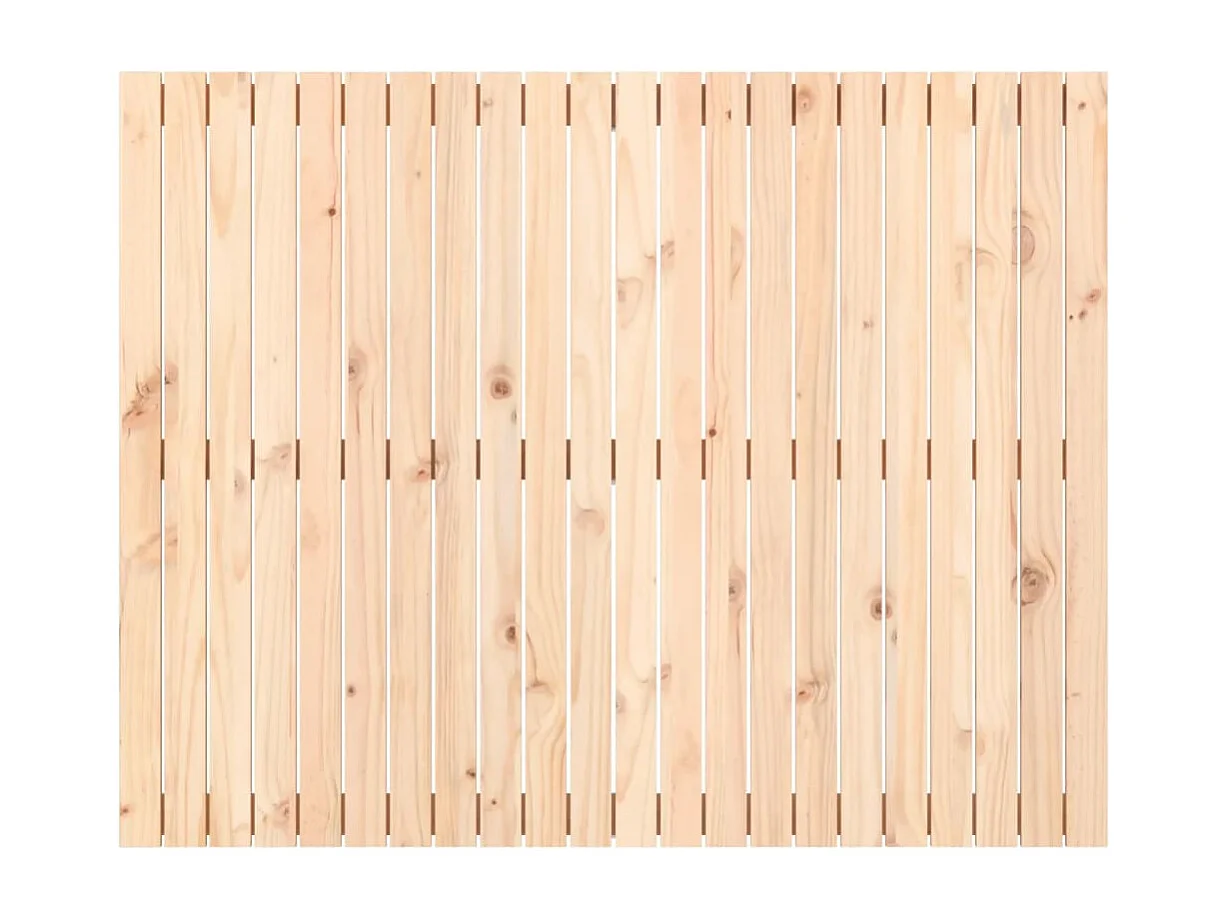 Tête de lit murale 140x3x110 cm Bois massif de pin