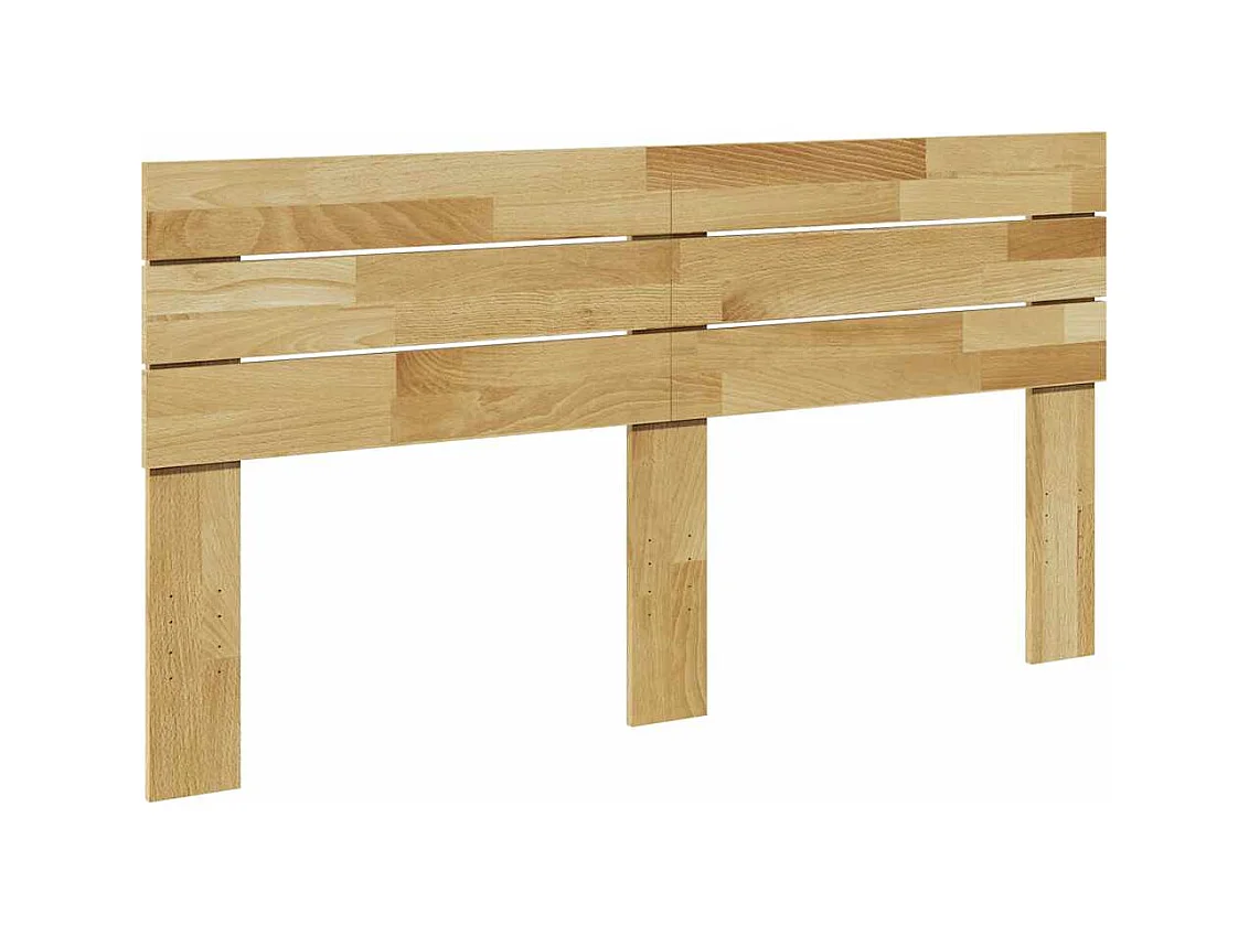 Tête de lit 140 cm bois massif de chêne