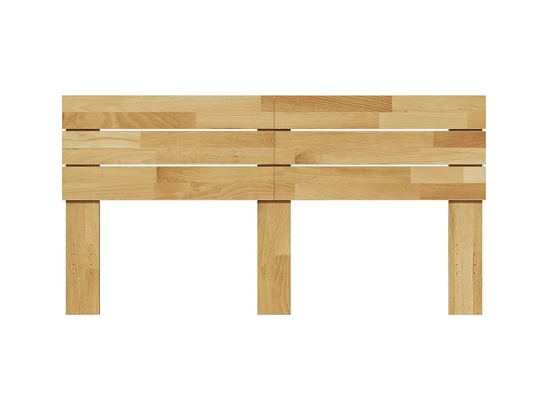 Tête de lit 140 cm bois massif de chêne
